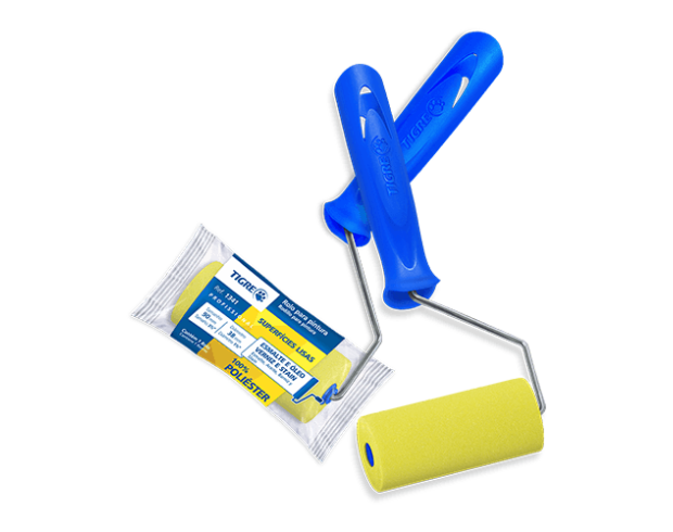 Rolo Espuma 15 cm Amarelo - Tigre