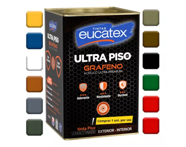 Tinta Super Piso Eucatex 18 L Ultra
