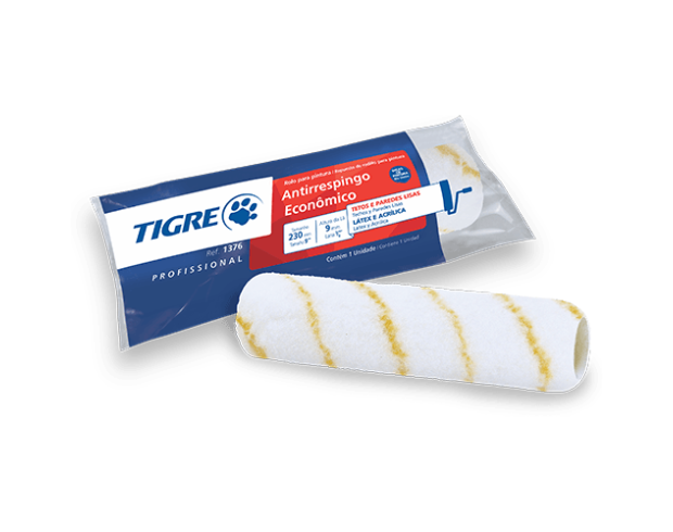 Rolo Antirrespingo Lã Sintética 23 cm - Tigre