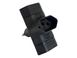 Benjamim Preto Pino 3 Saidas 2P 10A Benjamim Preto Pino 3 Saidas 2P 10A