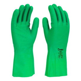 Luva Latex Imbat Forrada Verde 8G