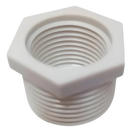 Bucha Branca De Redução Rosca 3/4x1/2 11529 - Amanco