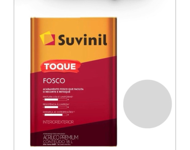 Tinta acrilica toque fosco Suvinil 18l Fio Metalizado